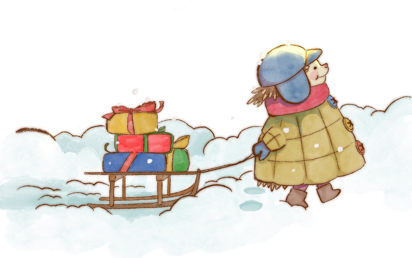 Harold the Hedgehog loves the Holidays - Digital