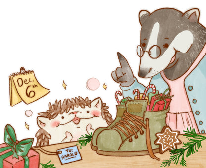 Harold the Hedgehog loves the Holidays - Digital